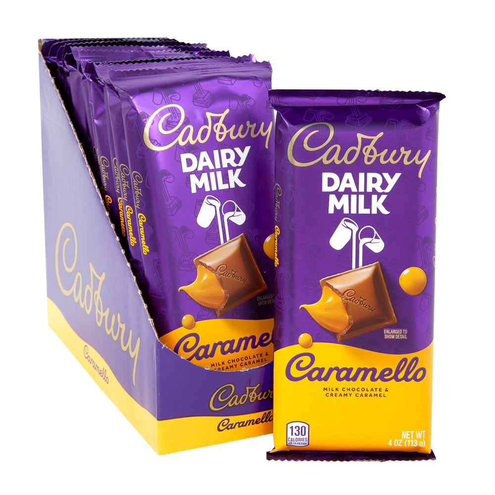 Wholesale Cadbury Caramello Milk Chocolate 4 Oz Bar- Bulk