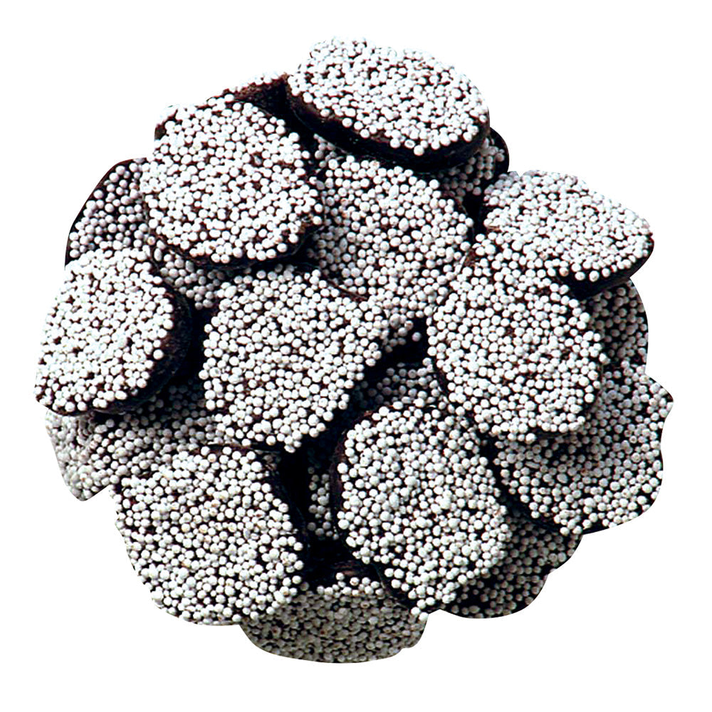 Wholesale Asher'S Dark Chocolate Nonpareils With White Seeds- Bulk