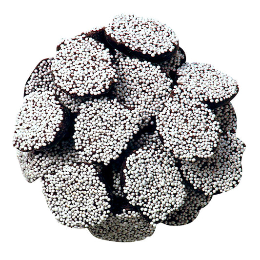 Wholesale Asher'S Dark Chocolate Nonpareils With White Seeds- Bulk