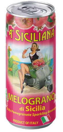 Wholesale Siciliana Pomegranate Soda Cans- Bulk