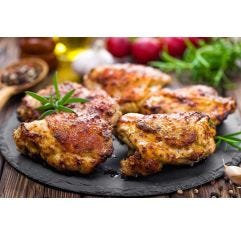 Wholesale Springer Mountain Chicken Thighs Frozen Boneless Skinless 10 Lb- Bulk
