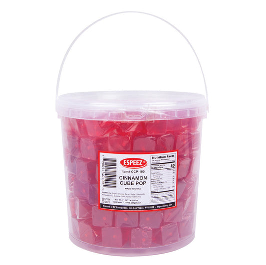 Wholesale Cinnamon Cube Pops Tub 0.74 Oz- Bulk