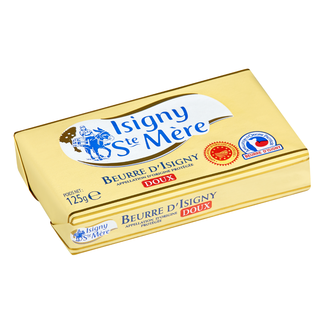 Wholesale Isigny Butter Unsalted Bars 125G- Bulk