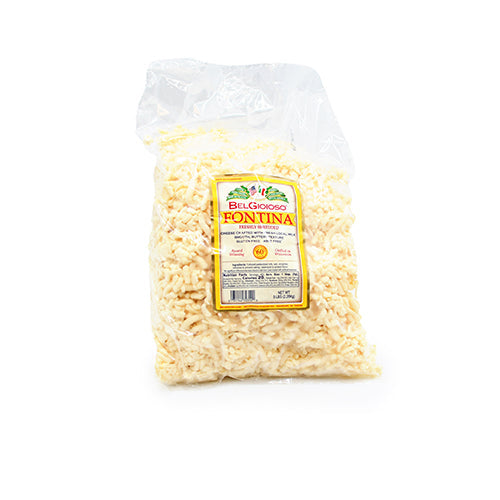 Wholesale Belgioioso Fontina Cheese Shredded 5lb- Bulk