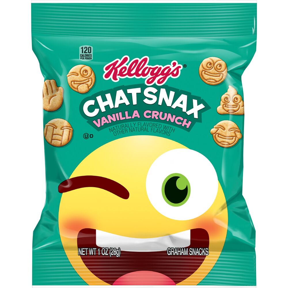 Wholesale Kellogg'S Case Chatsnax Vanilla Crunch Graham Crackers- Bulk