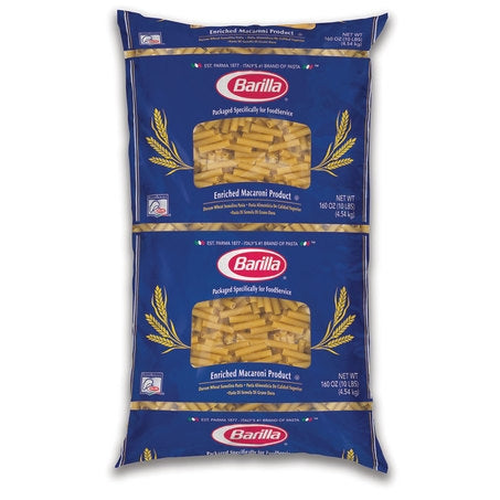 Wholesale Barilla Ziti #74 Bulk Pasta | 10 lb- Bulk
