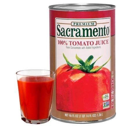 Wholesale Sacramento Case Tomato Juice #5 Can- Bulk