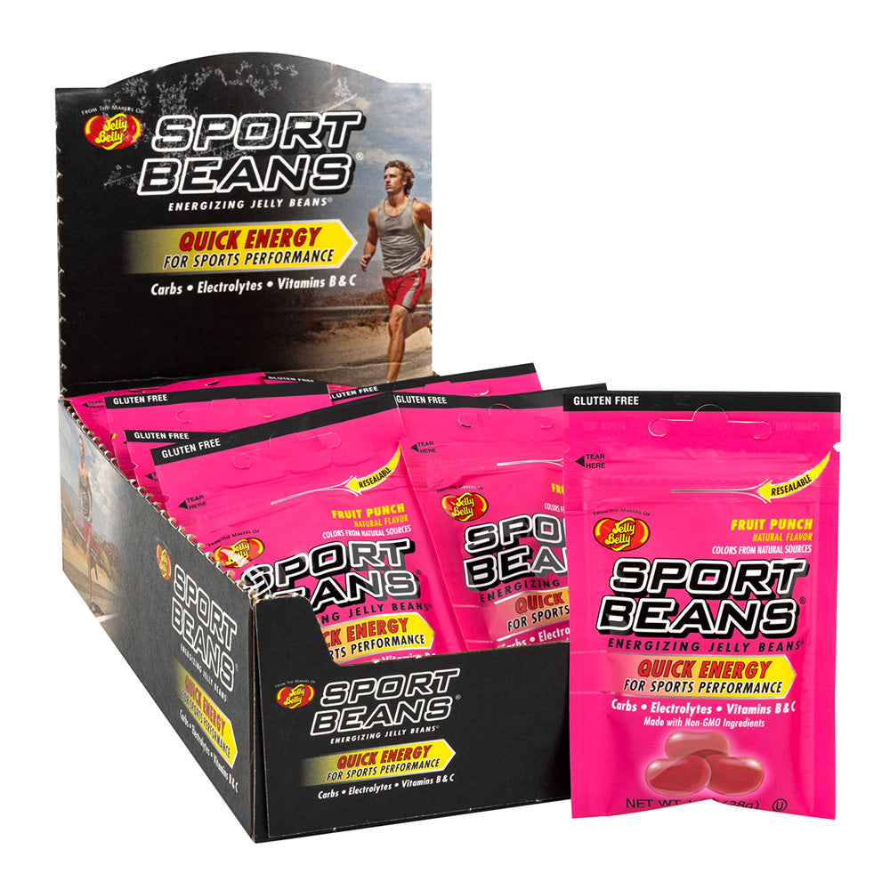 Wholesale Jelly Belly Sport Beans Fruit Punch 1 Oz Bags- Bulk