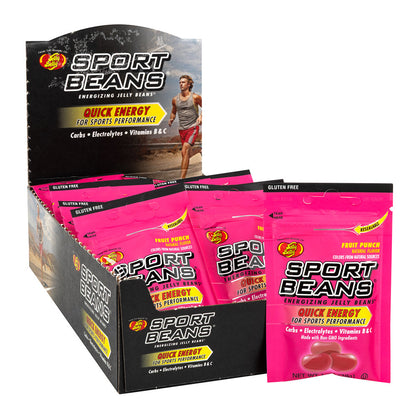 Wholesale Jelly Belly Sport Beans Fruit Punch 1 Oz Bags- Bulk