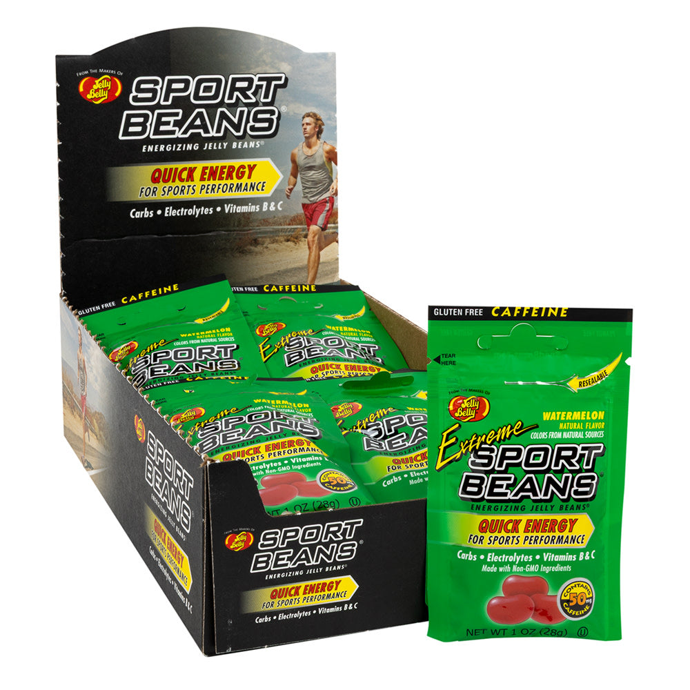 Wholesale Jelly Belly Sport Beans Extreme Watermelon 1 Oz Bags- Bulk