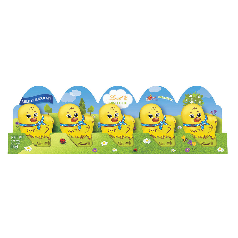 Wholesale Lindt Mini Foiled Chicks 5 Pc 1.7 Oz- Bulk