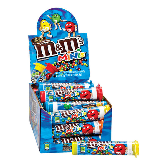 Wholesale M&M'S Mini Milk Chocolate M&M'S 1.77 Oz Tube- Bulk