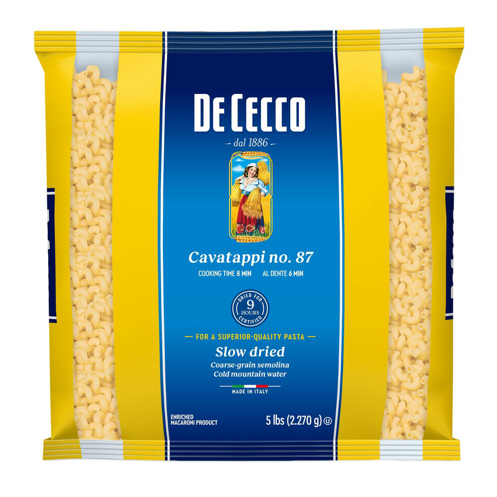 Wholesale De Cecco Cavatappi Bulk Pasta #87 | 5 lb- Bulk