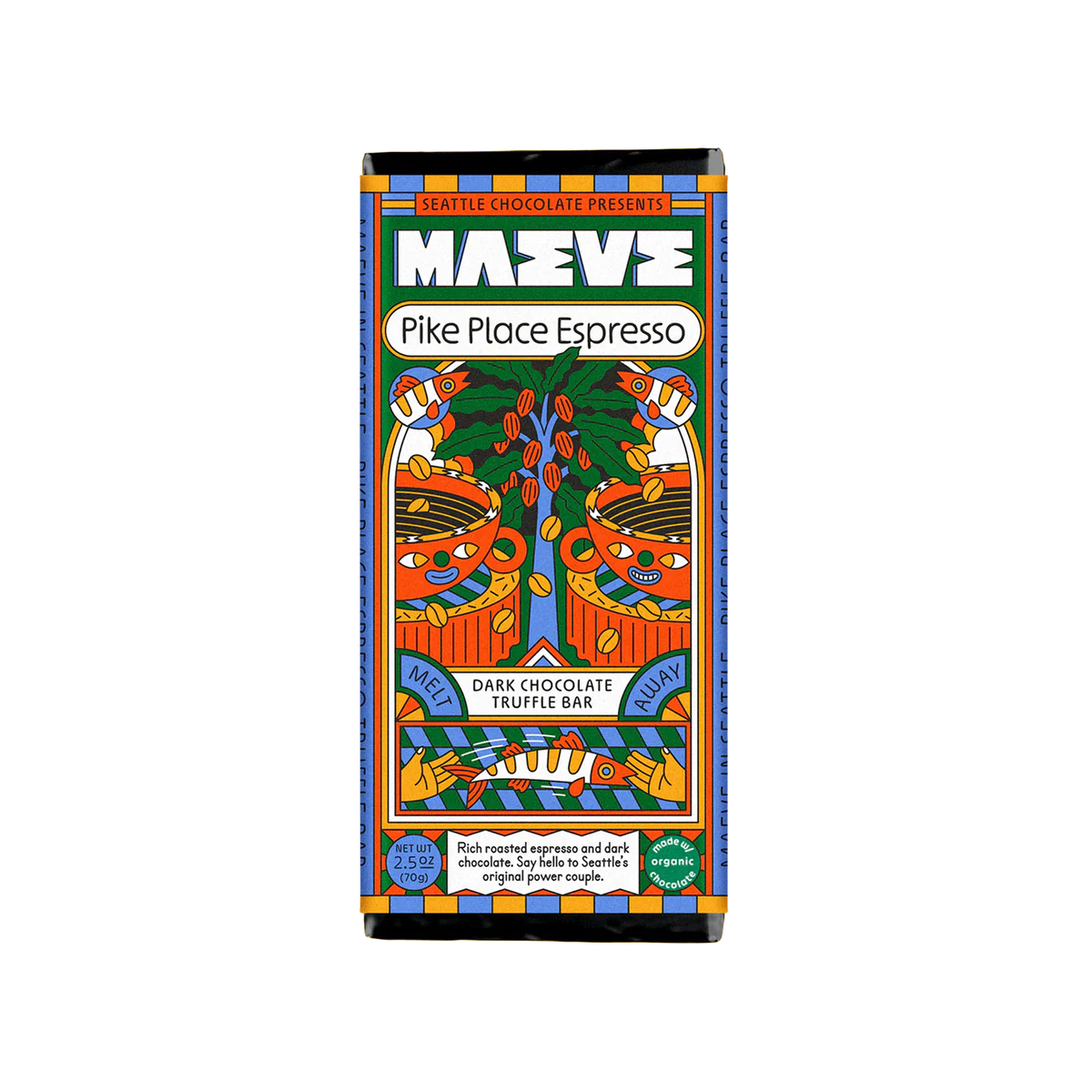 Wholesale Maeve Pike Place Espresso Truff Bar- Bulk