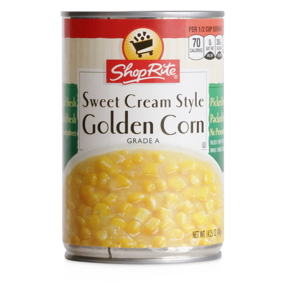 Wholesale Shop Rite Case Fancy Creamed Corn- Bulk