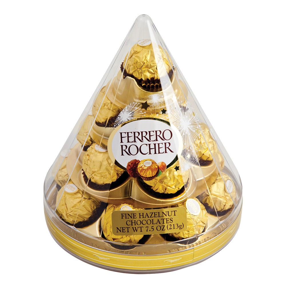 Wholesale Ferrero Rocher Cone 17 Pc 7.5 Oz- Bulk