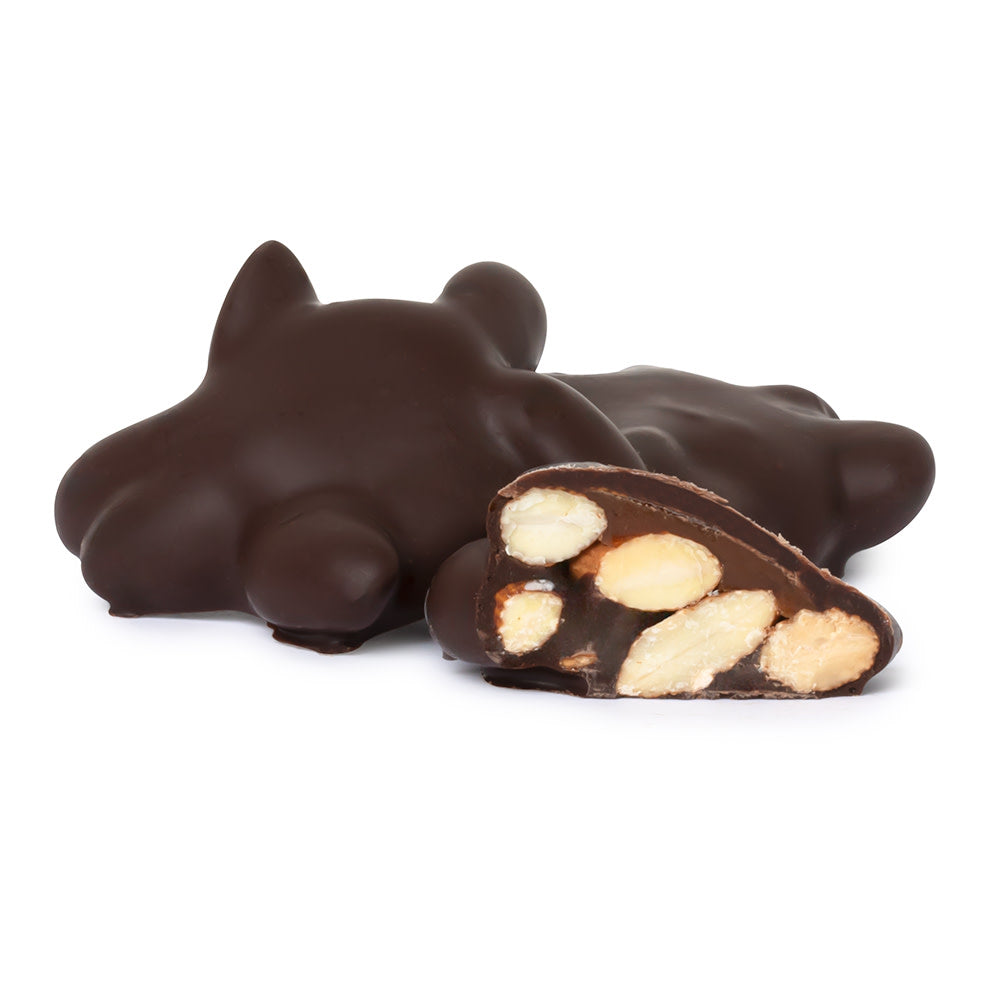 Wholesale BoxNCase Dark Chocolate Caramel Almond Clusters- Bulk