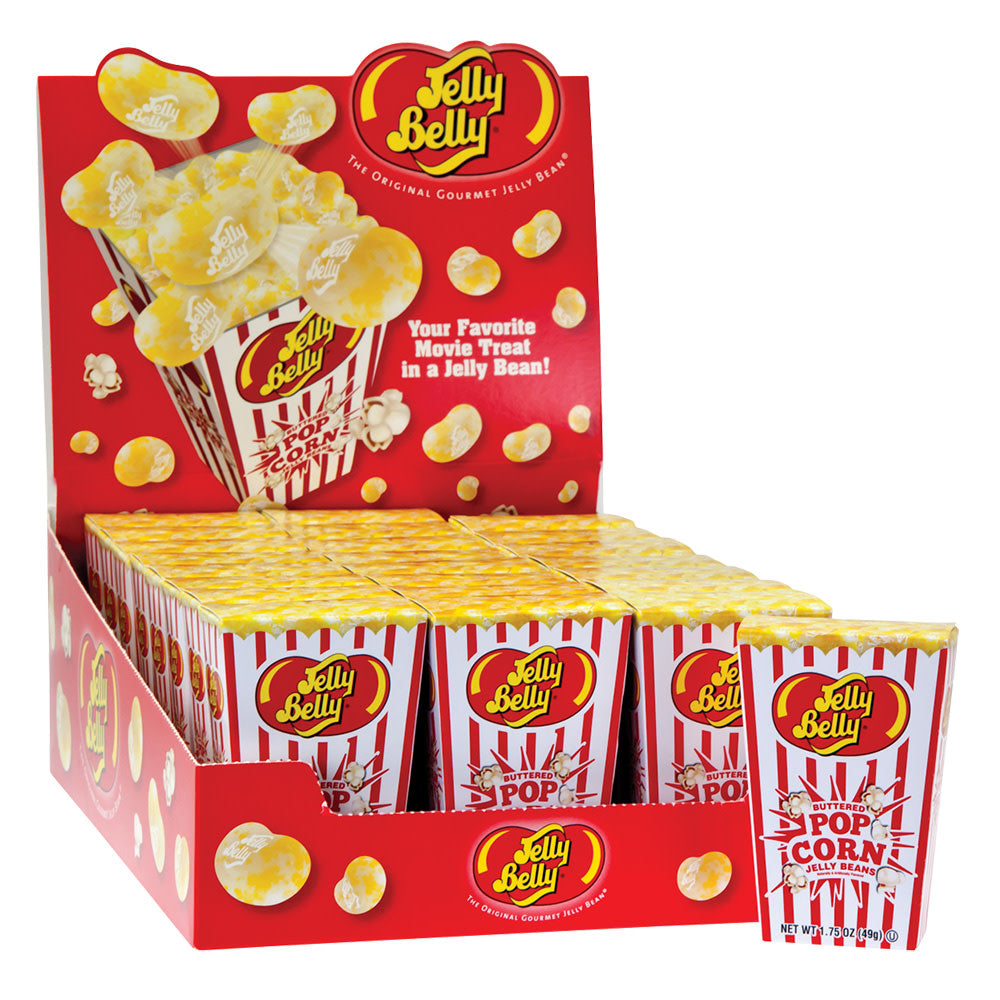 Wholesale Jelly Belly Buttered Popcorn 1.75 Oz Box- Bulk