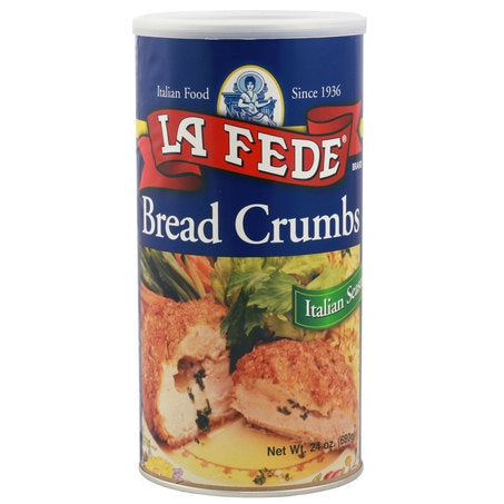 Wholesale La Fede Each Italian Seasoned Bread Crumbs- Bulk