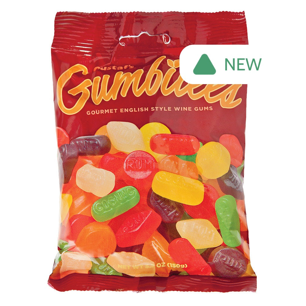 Wholesale Gustaf'S Gumbilees Wine Gums 5.2 Oz Peg Bag- Bulk