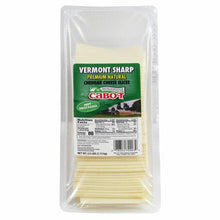 Wholesale Cabot Case Sliced White Sharp Cheddar Cheese- Bulk