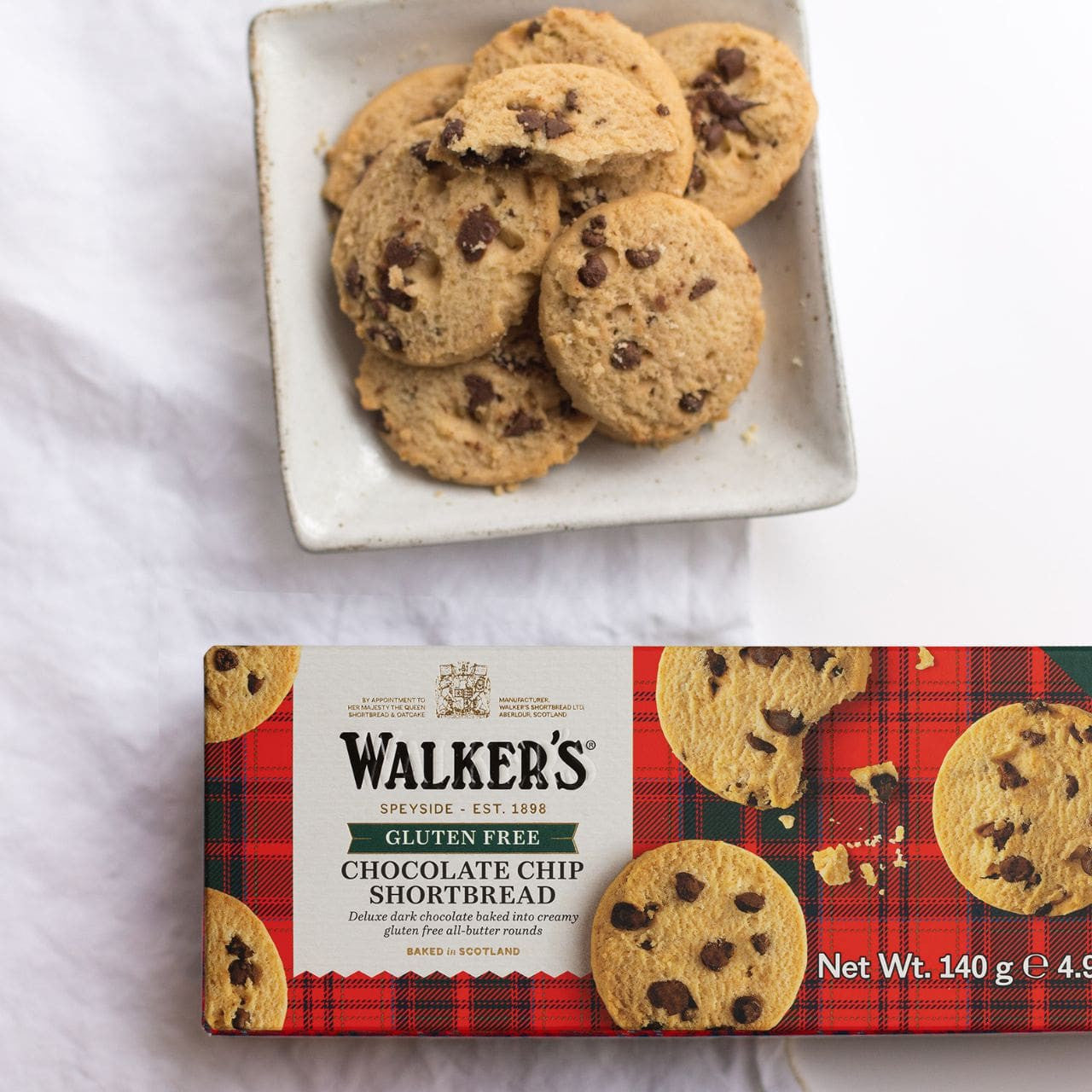 Wholesale Gluten Free Chocolate Chip Shortbread 4.9 oz.-6ct Case Bulk