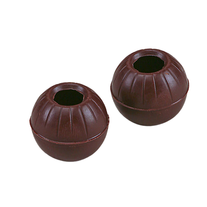 Wholesale Valrhona Dark Chocolate Truffle Shells-1ct Case Bulk