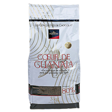 Wholesale Valrhona P125 Coeur de Guanaja Feves Dark Chocolate 6.6 lb Bag-1ct Case Bulk