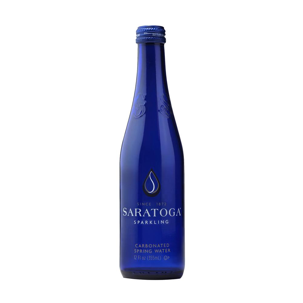 Wholesale Saratoga Springwater Co. Sparkling spring water 12 oz (Case of 24)- Bulk