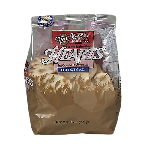Wholesale Valley Lahvosh Heart Shaped Crackerbread Crackers 16 oz-10ct Case Bulk
