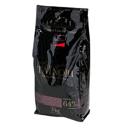 Wholesale Valrhona Grand Cru de Terroir Tainori Dark Chocolate 6.6 lb Bag-1ct Case Bulk