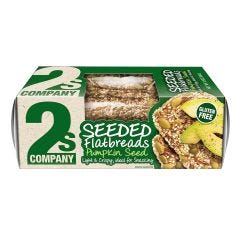 Wholesale 2S Company Pumpkin Seeded Flatbreads Gluten Free 3.5 Oz- Bulk