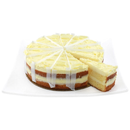 Wholesale Simply Del. Case 14 Slice Limoncello Mascarpone Cake- Bulk