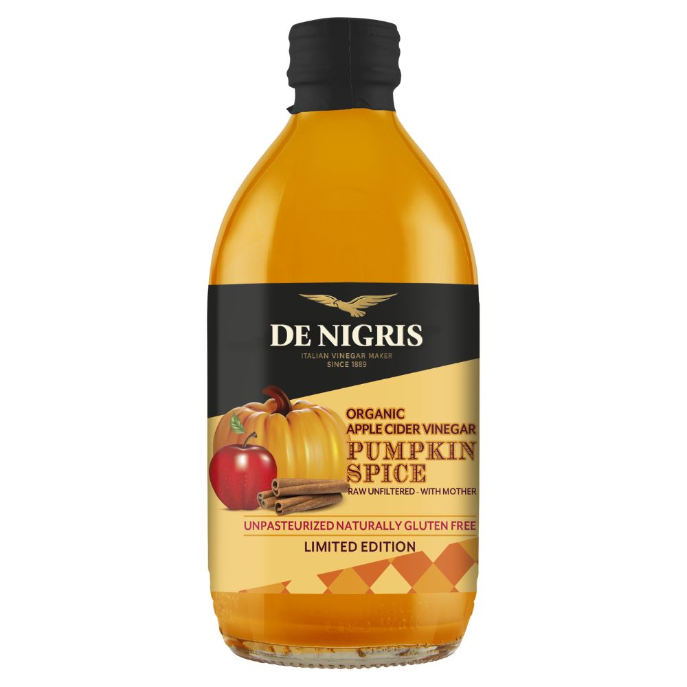 Wholesale De Nigris Case Pumpkin Spice Apple Cider Vinegar- Bulk