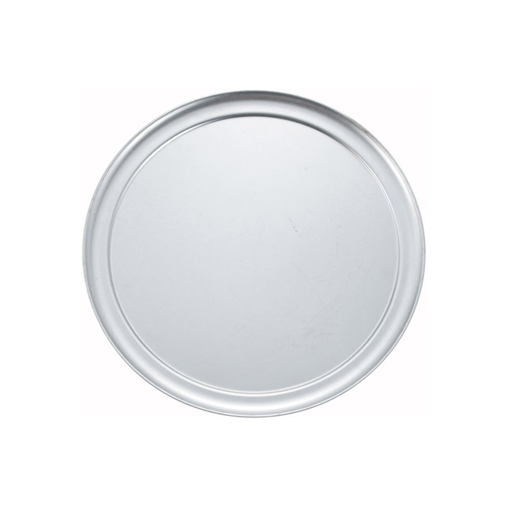 Wholesale Winco Each 18 Inch Aliminum Pizza Tray Wide Rim- Bulk
