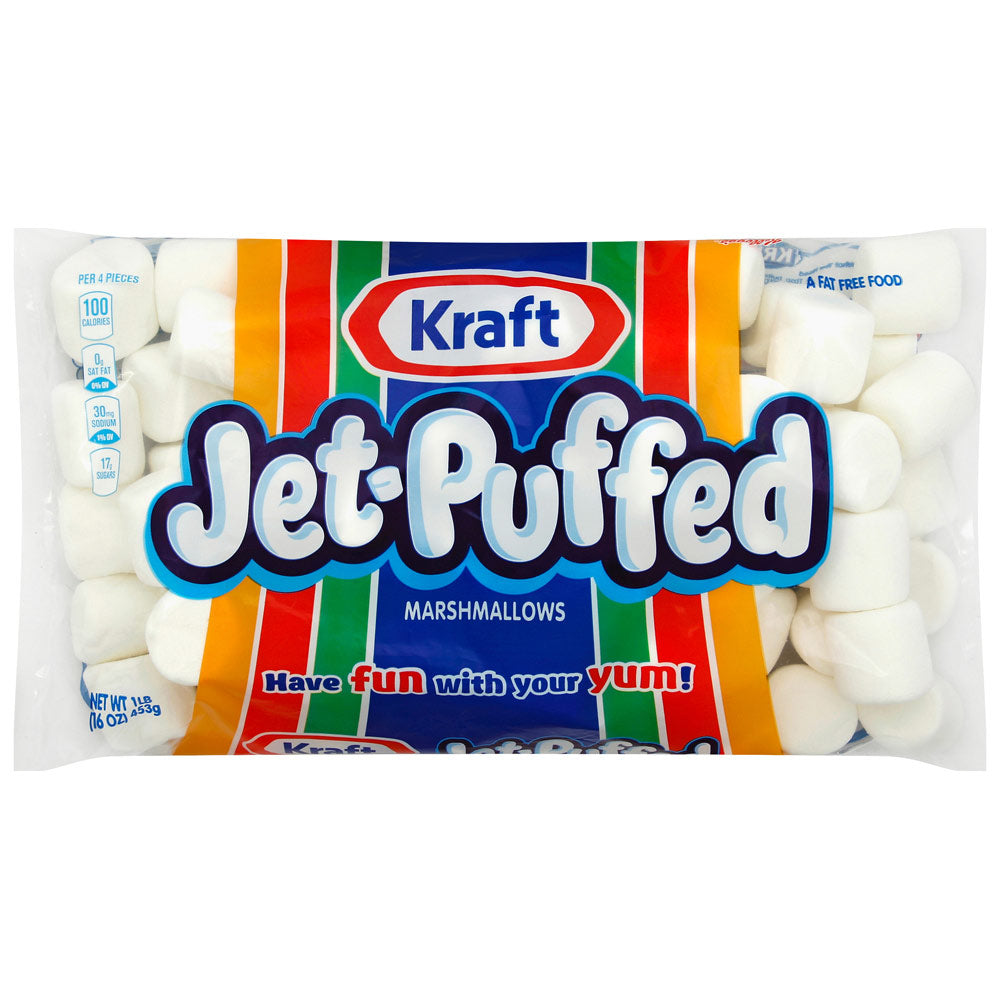 Wholesale Kraft Case Jet Puffed Marshmallows- Bulk