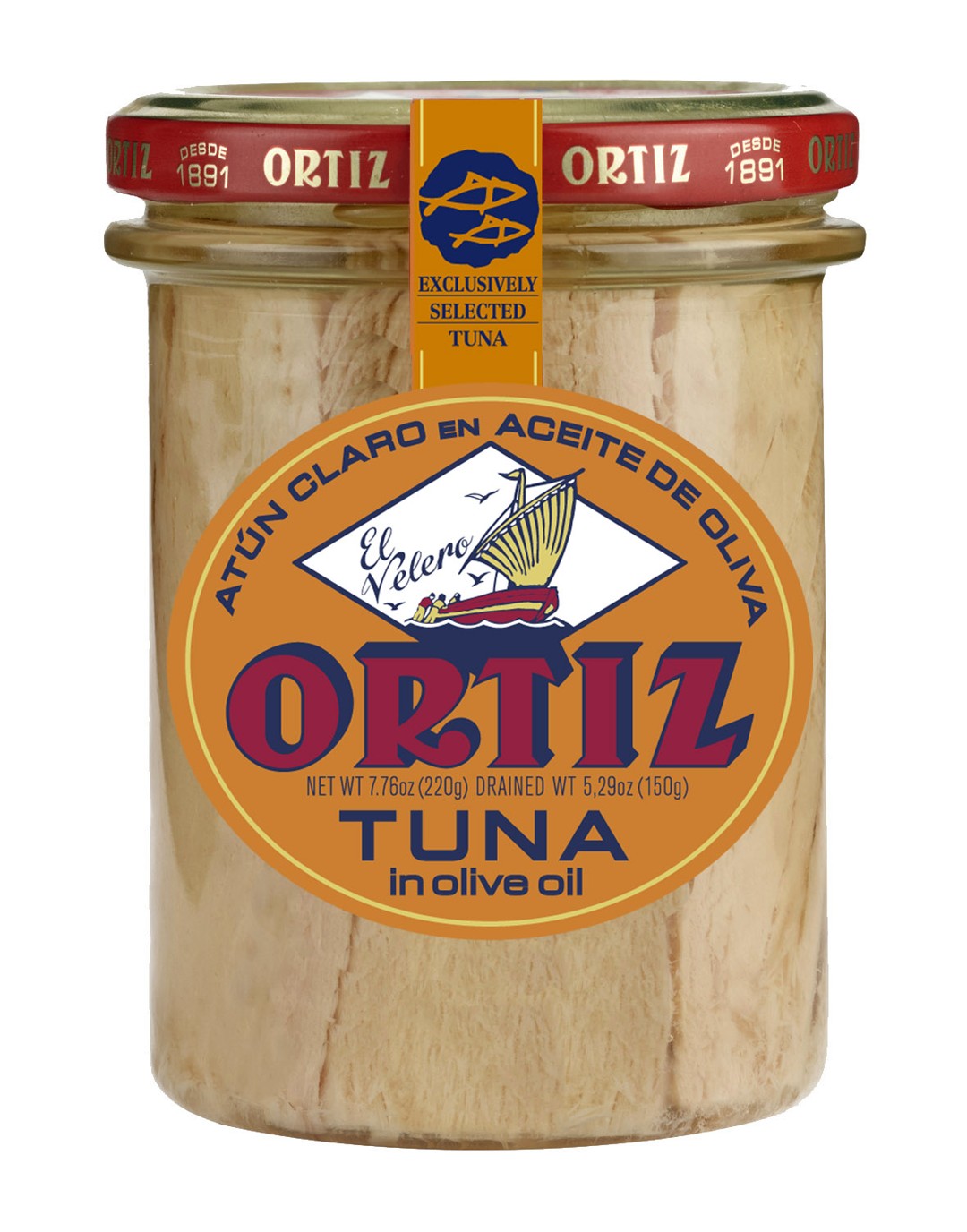 Wholesale Ortiz Yellow Fin Tuna Jars Kosher- Bulk
