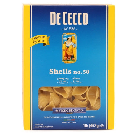 Wholesale De Cecco Case Shells Pasta #50- Bulk