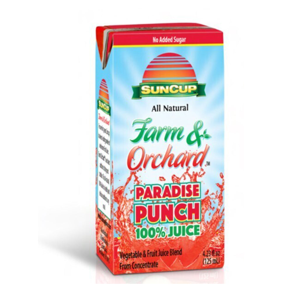 Wholesale Suncup Case Paradise Punch 100% Juice 4.23Oz Box- Bulk