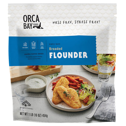 Wholesale Orca Bay Case Breaded Flounder- Bulk