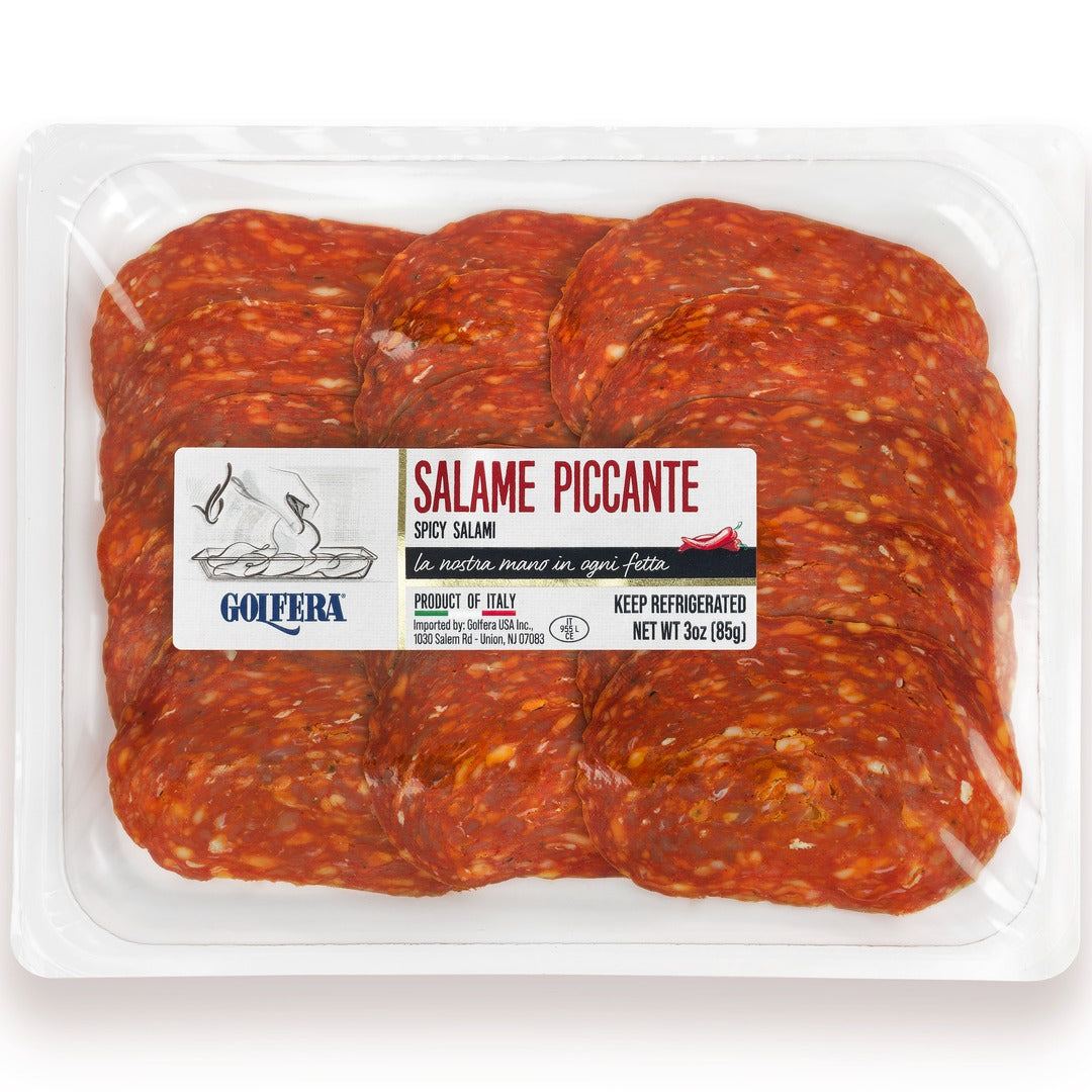 Wholesale Golfera Spicy Sliced Salami | 3 oz- Bulk