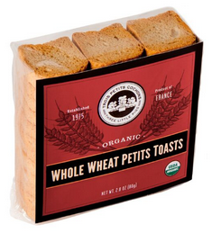 Wholesale Les Trois Org Wholewheat Mini Toast- Bulk