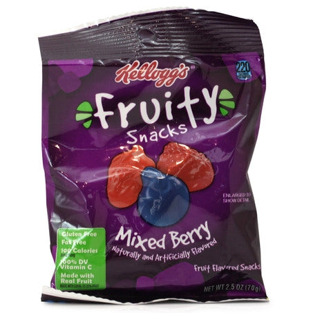 Wholesale Funables Case Gluten Free Mixed Berry Fruit Snack- Bulk