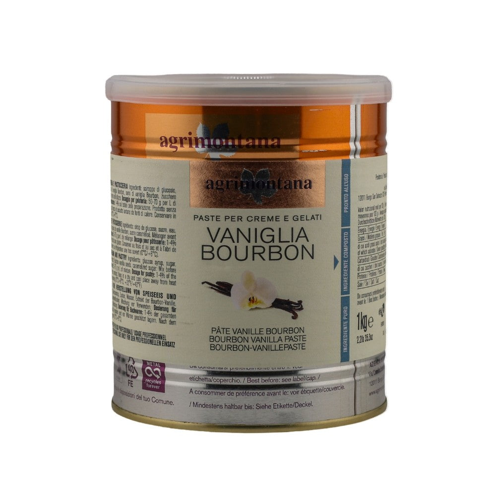 Wholesale Agrimontana Case Bourbon Vanilla Paste- Bulk