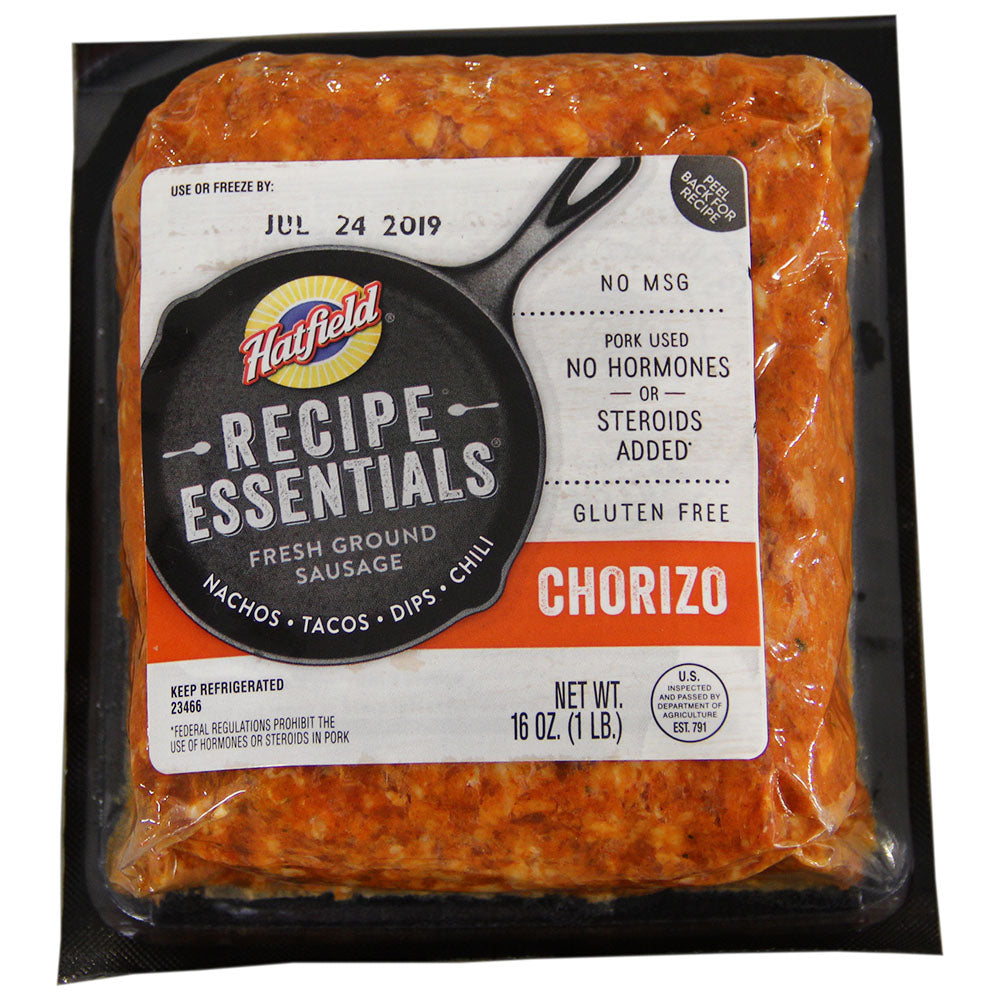 Wholesale Hatfield Case Chorizo Sausage 1Lb Brick- Bulk