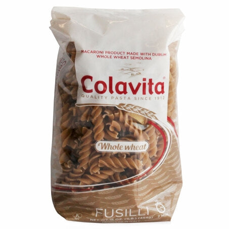 Wholesale Colavita Case Whole Wheat Fusilli- Bulk