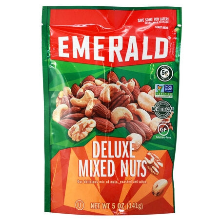 Wholesale Emerald Case Deluxe Salted Mixed Nuts- Bulk