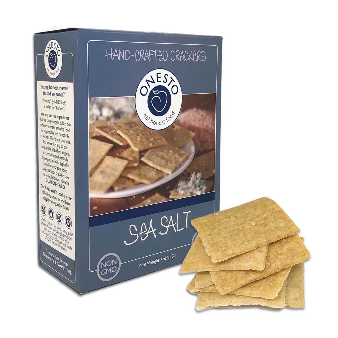 Wholesale Onesto Sea Salt Crackers- Bulk