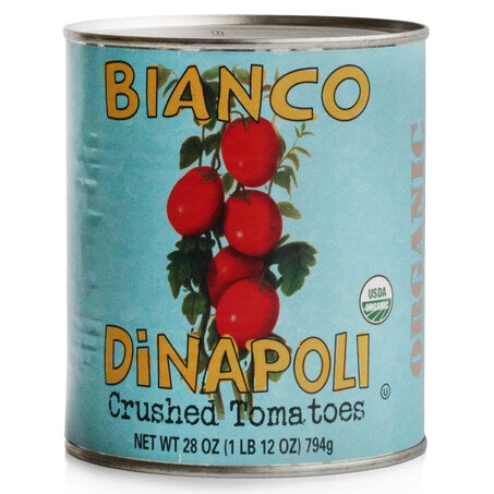 Wholesale Bianco Dinapol Case Organic Crushed Tomatoes- Bulk