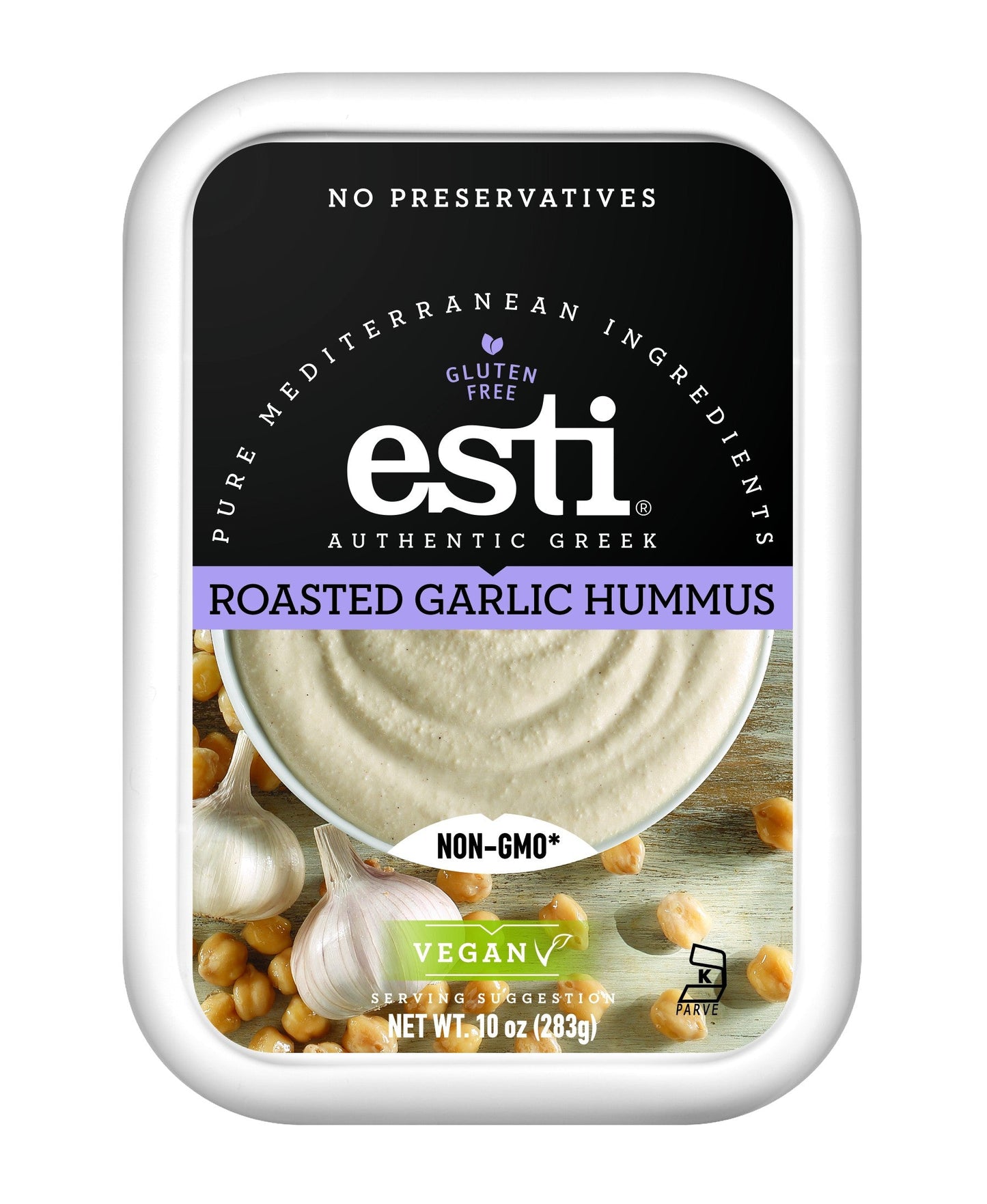 Wholesale Esti Roasted Garlic Hummus- Bulk